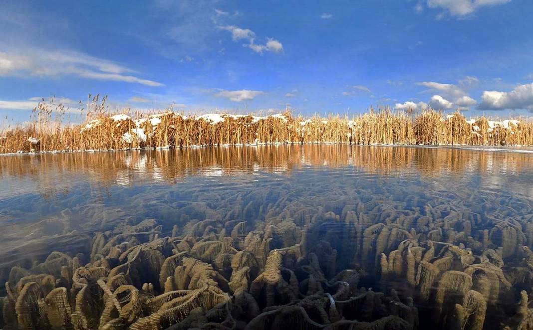 Gölde kale burcu ve duvar kalıntıları bulundu! Su altı turizmine katkı sağlayacak 15